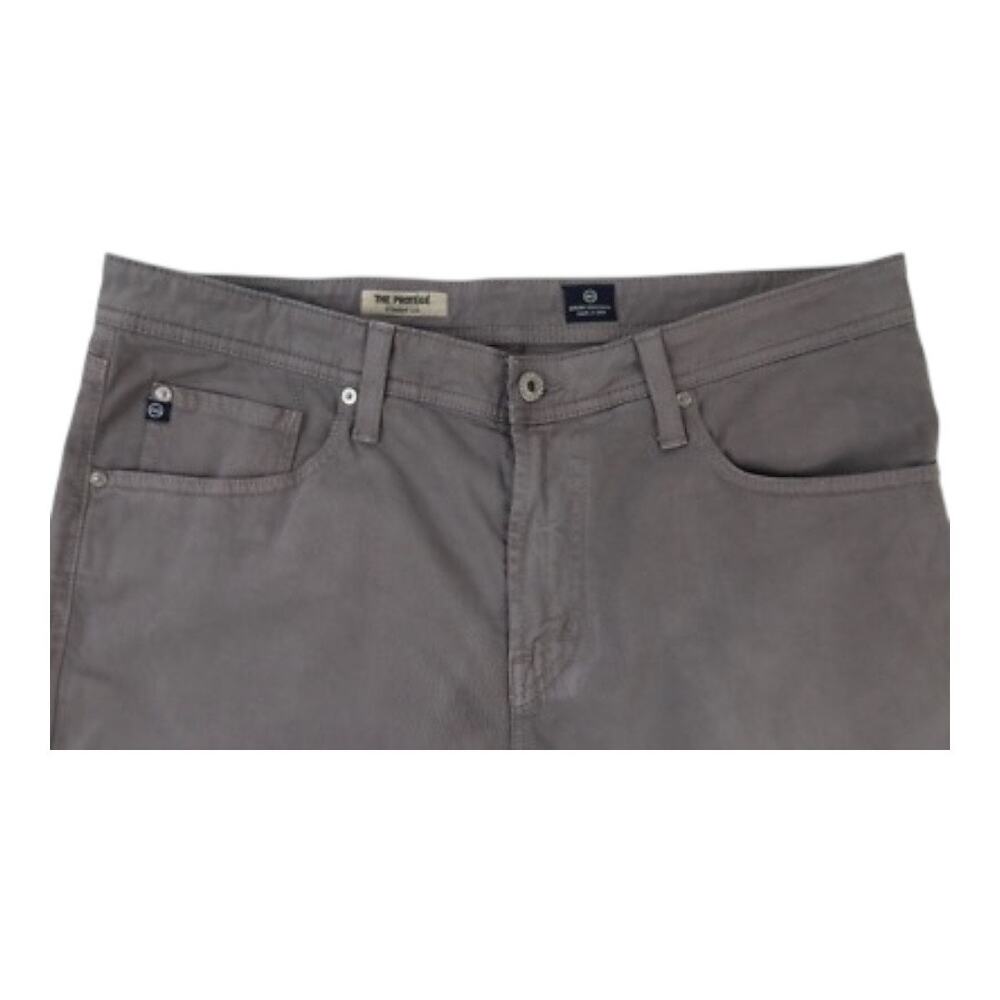 Adriano Goldschmied Mens The Protege AG Jeans Sz 40x34 Stone Gray straight leg - Picture 12 of 12